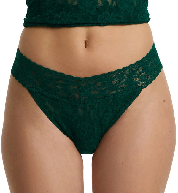 Hanky Panky Signature Lace Original Rise Thong (4811P) - Spruce