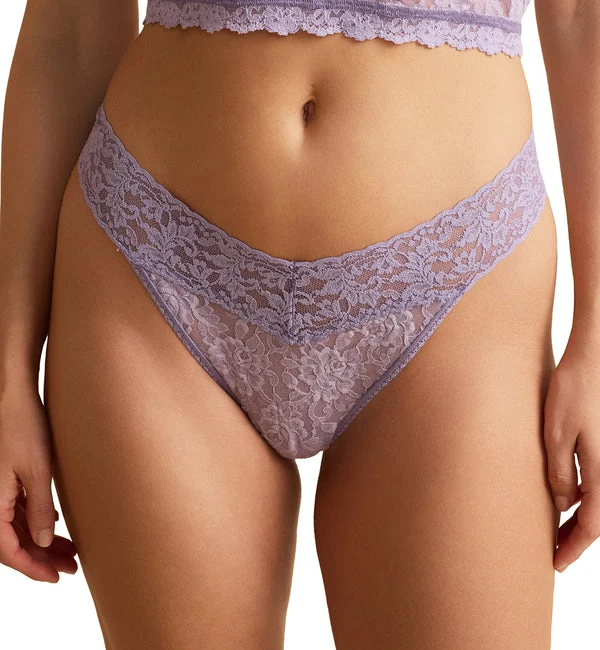 Hanky Panky Signature Lace Original Rise Thong (4811P) - Violet Daze