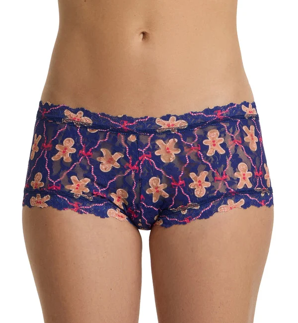 Hanky Panky Signature Lace Printed Boyshort (PR4812P) - Cookie Cutter