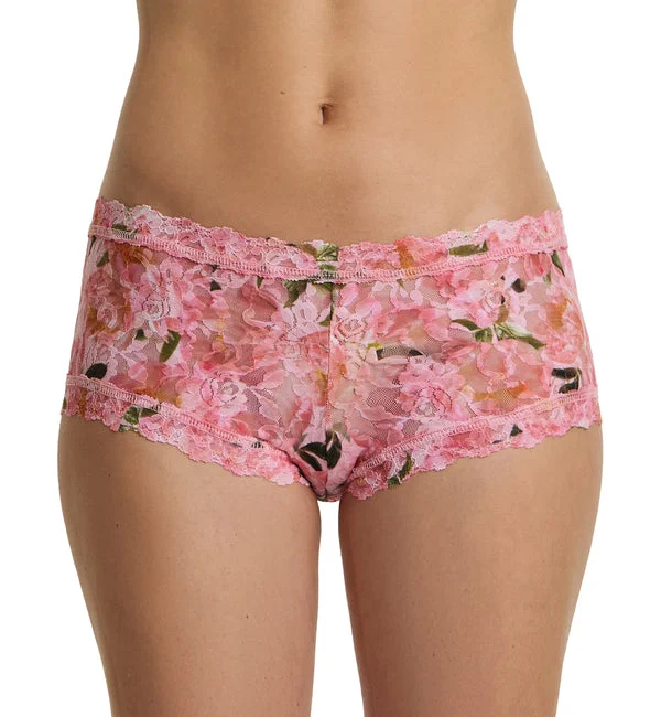 Hanky Panky Signature Lace Printed Boyshort (PR4812P) - Dancing Petals