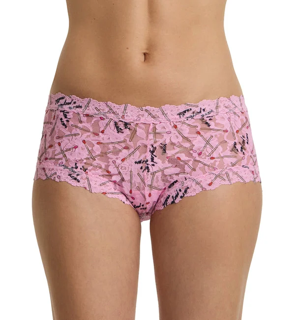 Hanky Panky Signature Lace Printed Boyshort (PR4812P) - Perfect Match