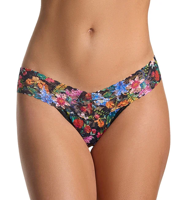 Hanky Panky Signature Lace Printed Low Rise Thong (PR4911P) - Hypnotic