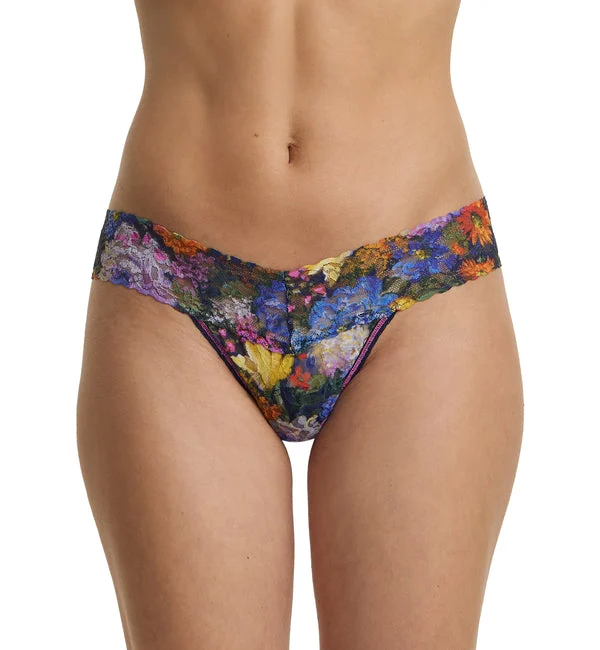 Hanky Panky Signature Lace Printed Low Rise Thong (PR4911P) - Impressionist