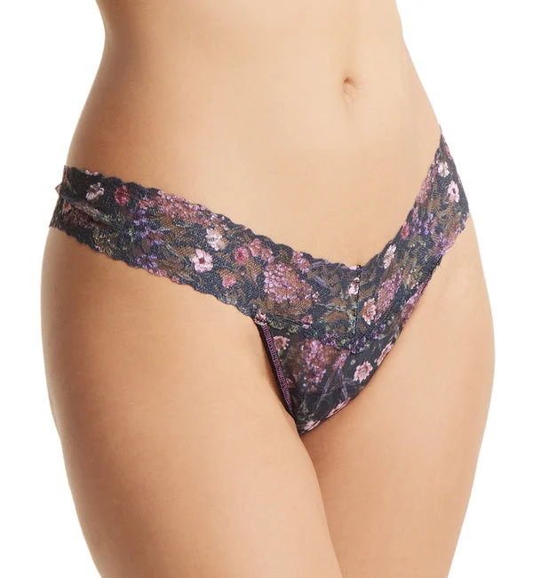 Hanky Panky Signature Lace Printed Low Rise Thong (PR4911P) - Myddleton Gardens
