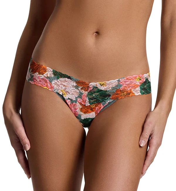Hanky Panky Signature Lace Printed Low Rise Thong (PR4911P) - Paint Me Like