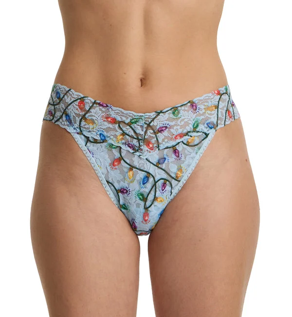 Hanky Panky Signature Lace Printed Original Rise Thong (PR4811P) - Decked Out