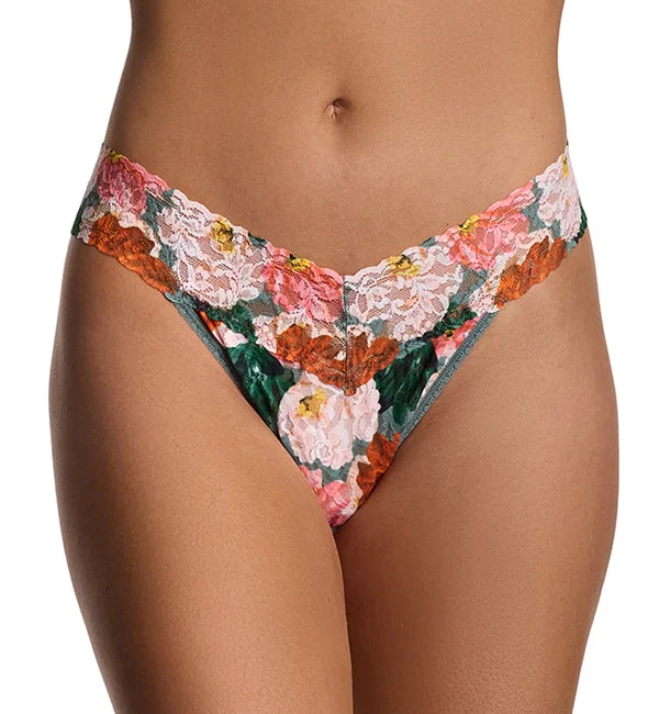 Hanky Panky Signature Lace Printed Original Rise Thong (PR4811P) - Paint Me Like