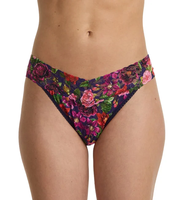 Hanky Panky Signature Lace Printed Original Rise Thong (PR4811P) - Winters Tale