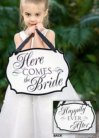 Here Comes The Bride Sign