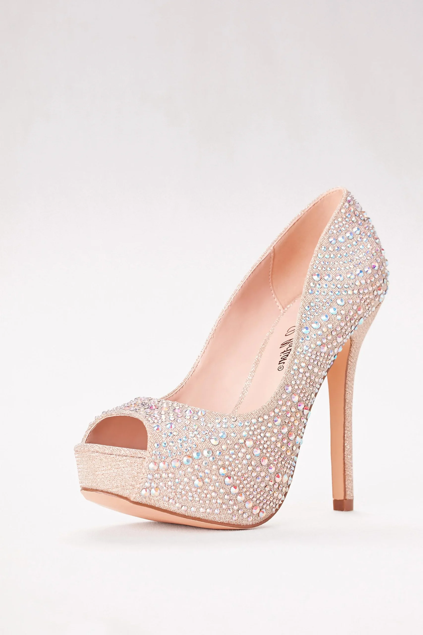 High Heel Crystal-Embellished Platform