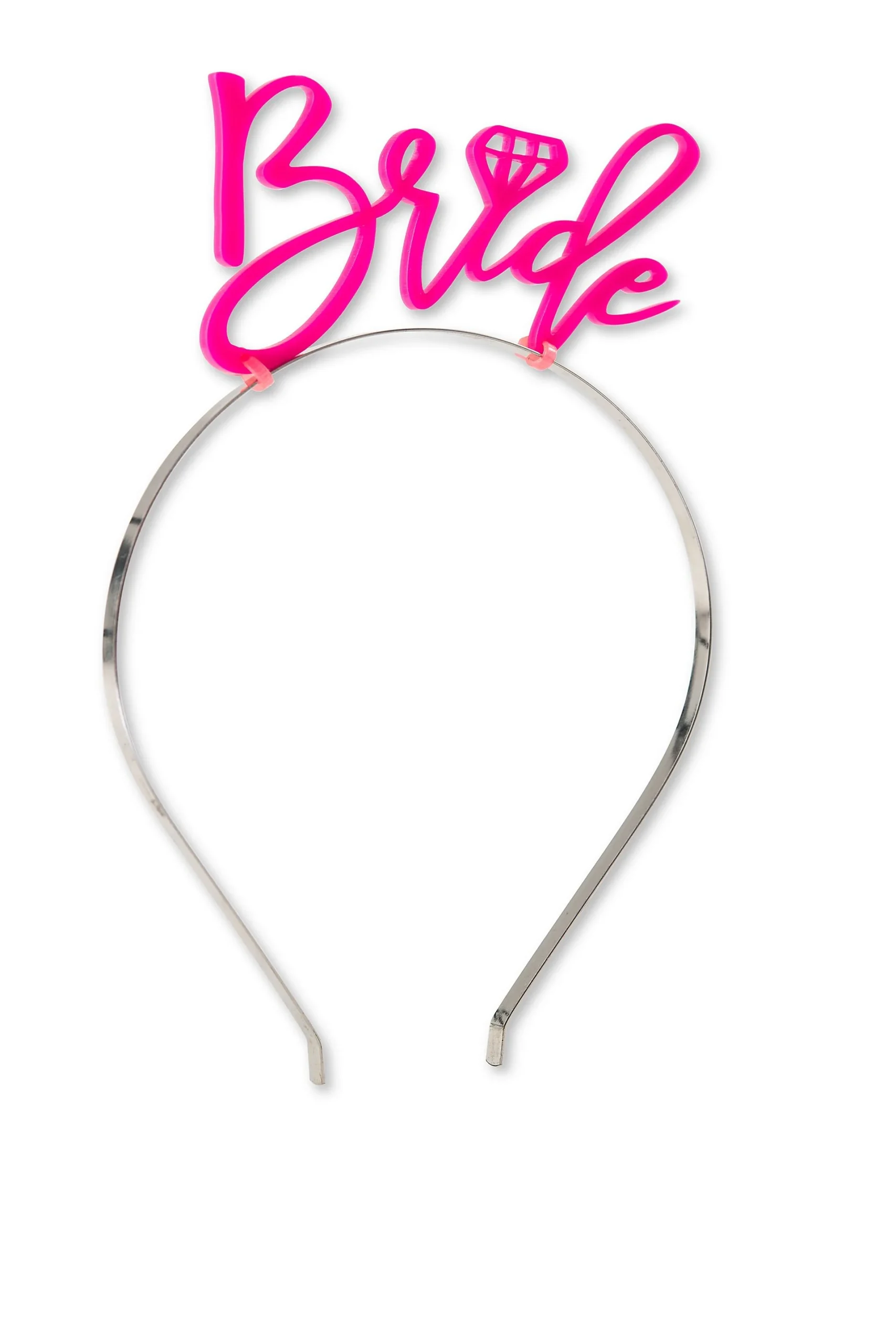 Hot Pink Bride Bachelorette Party Headband