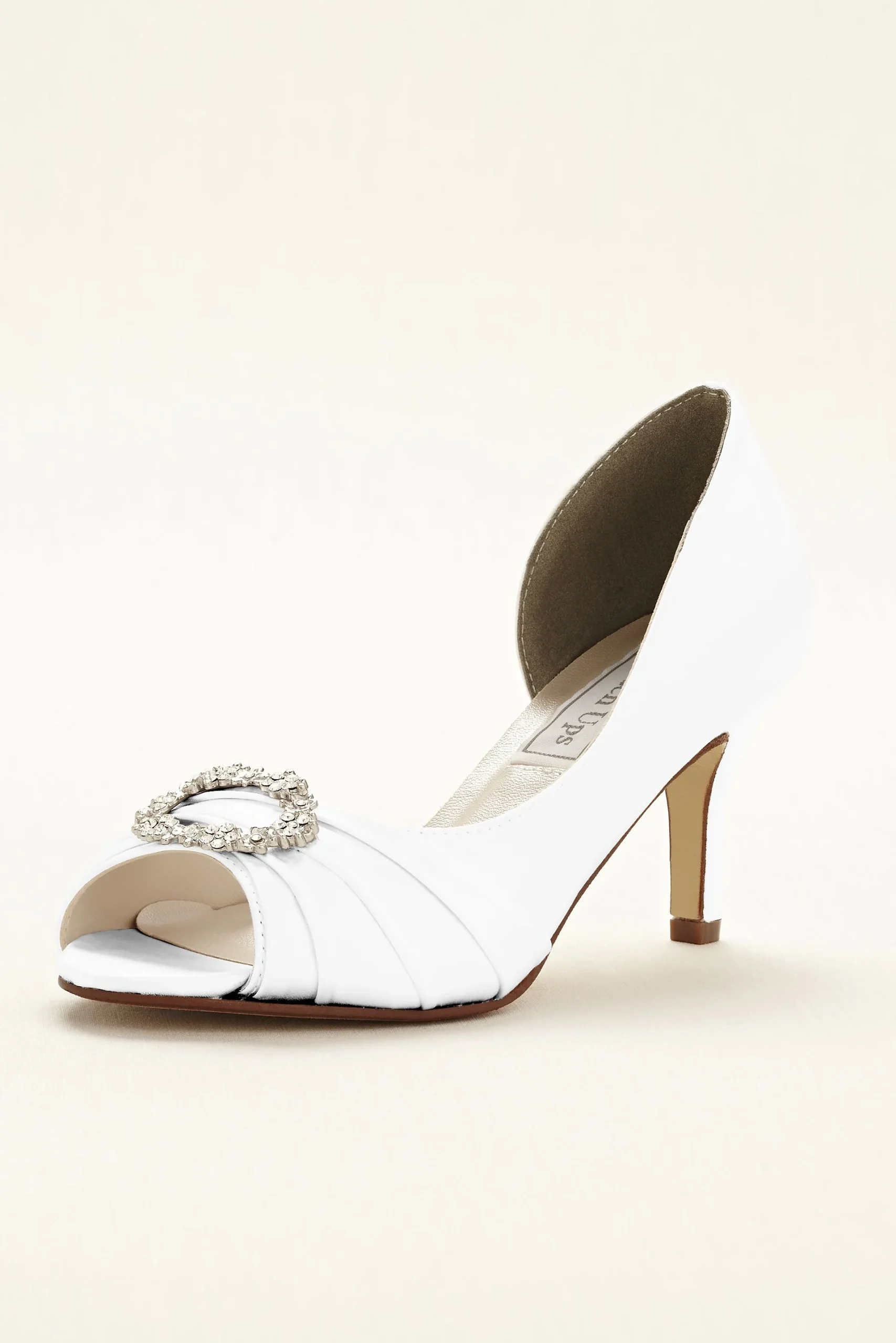 Ivanna Dyeable Peeptoe Pump by Touch Ups