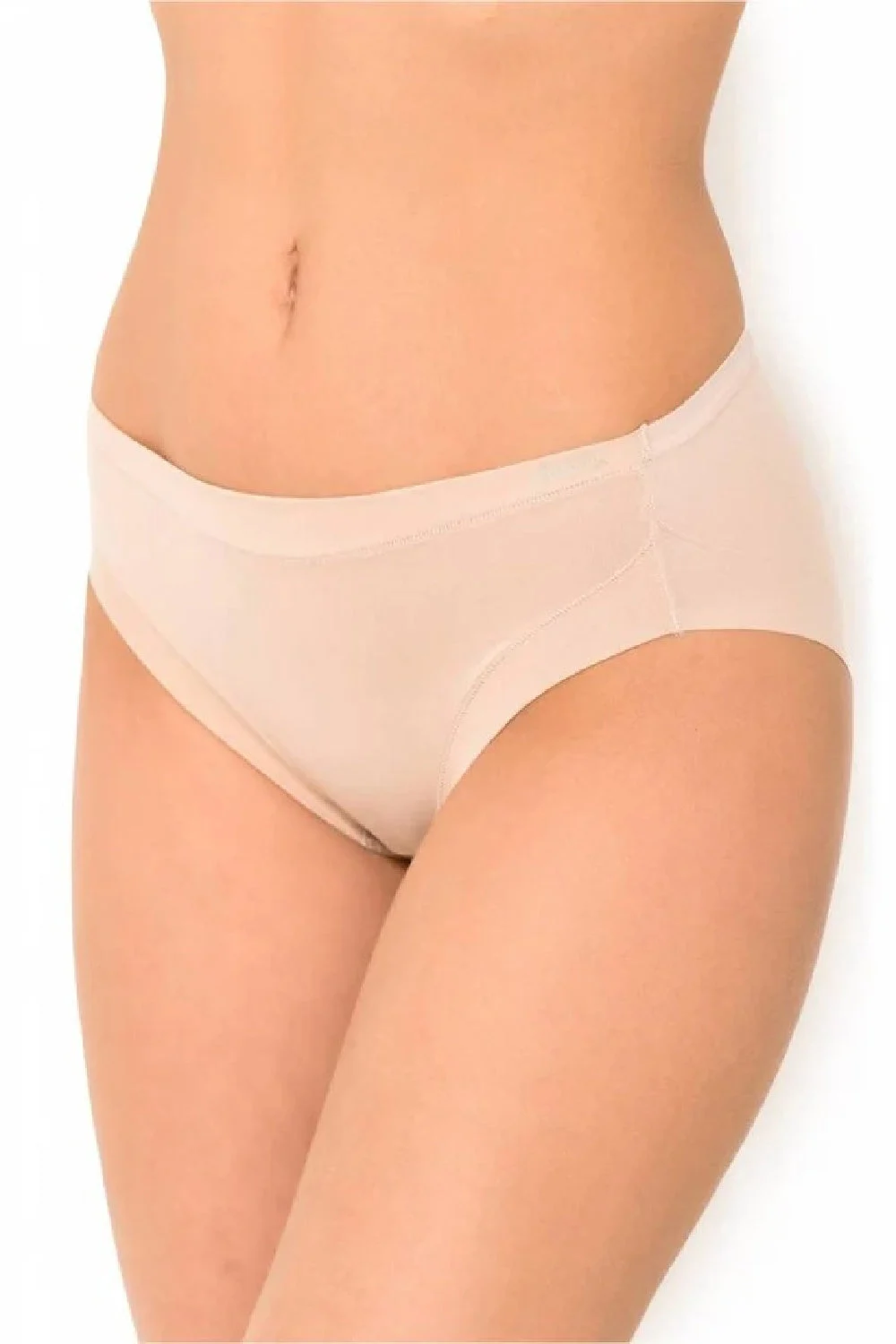 Janira Cotton Band Bikini Brief, Dune (31862)