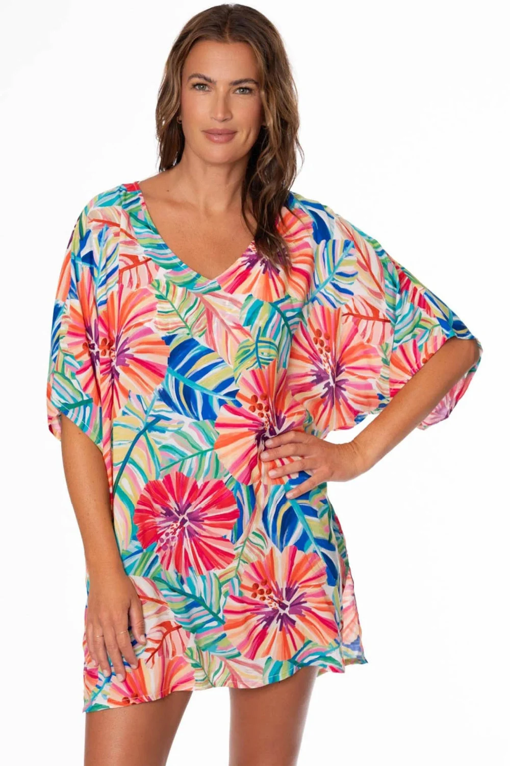 Jantzen Garden Explosion Celia Tunic, Multi (JZ26166C)