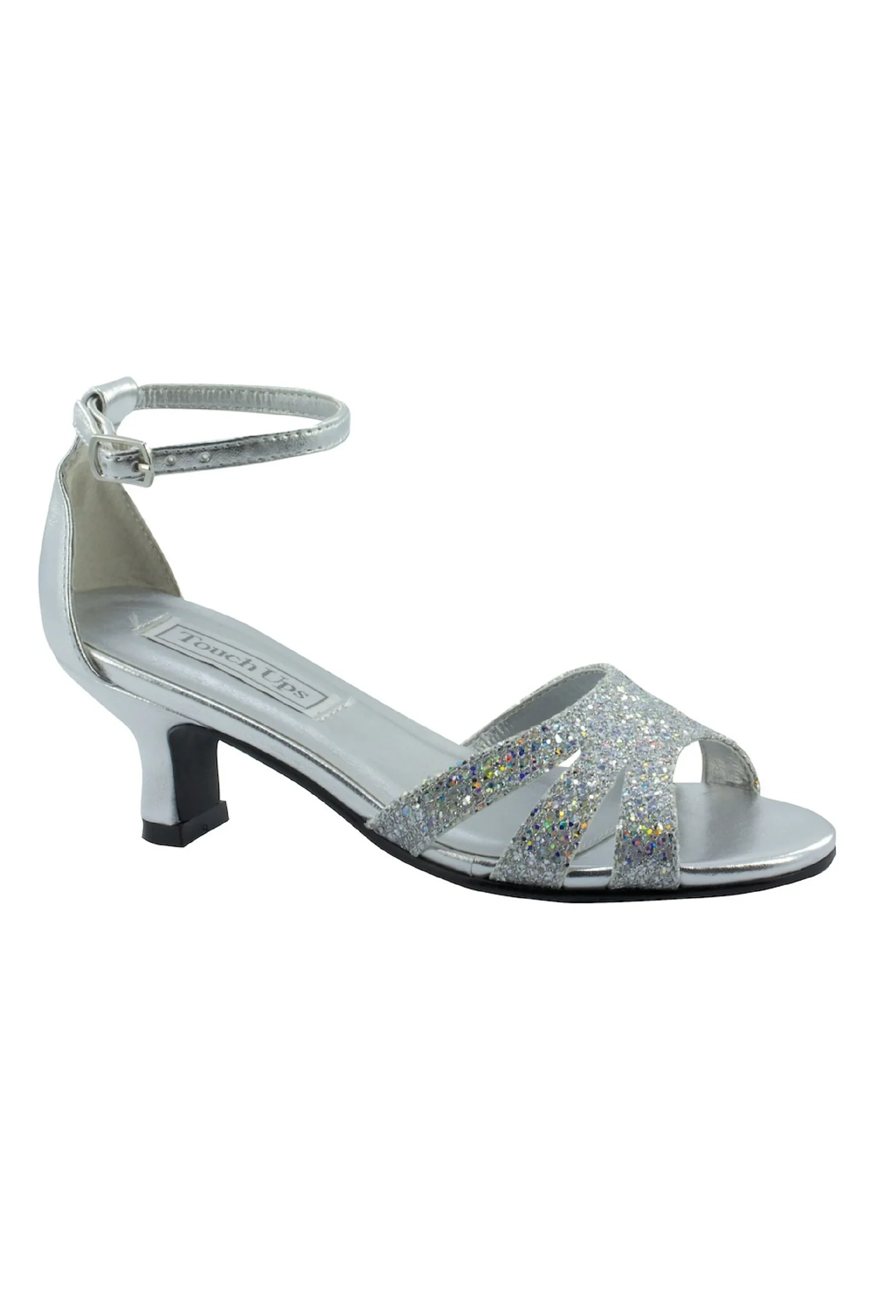 Jojo Glitter Flower Girl Sandal by Touch Ups