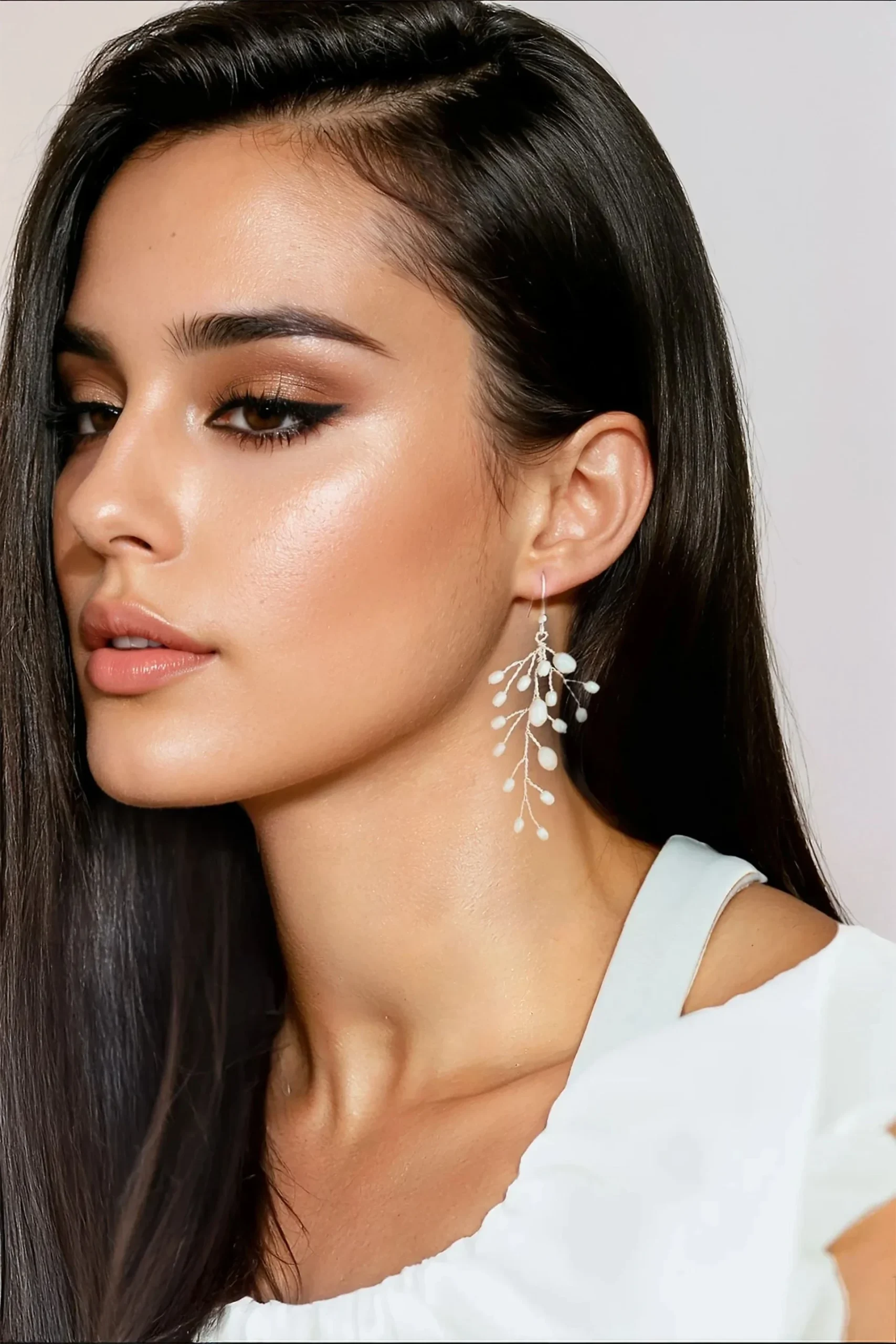Kehlani Freshwater Pearl Handmade Drop Earrings