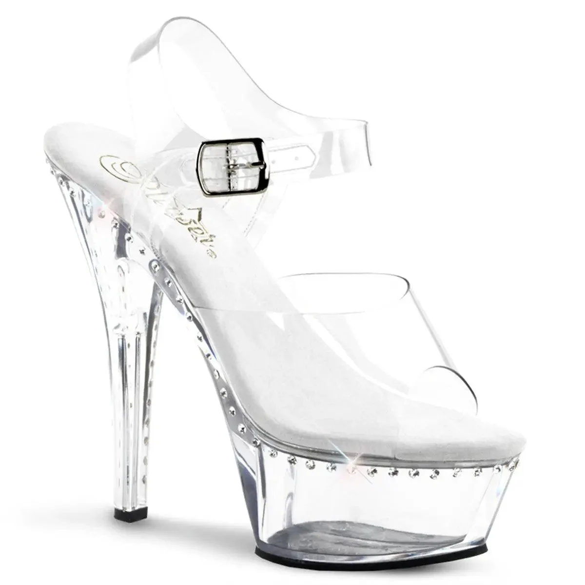 KISS-208LS Sexy Clear Bottom Platform High Heels