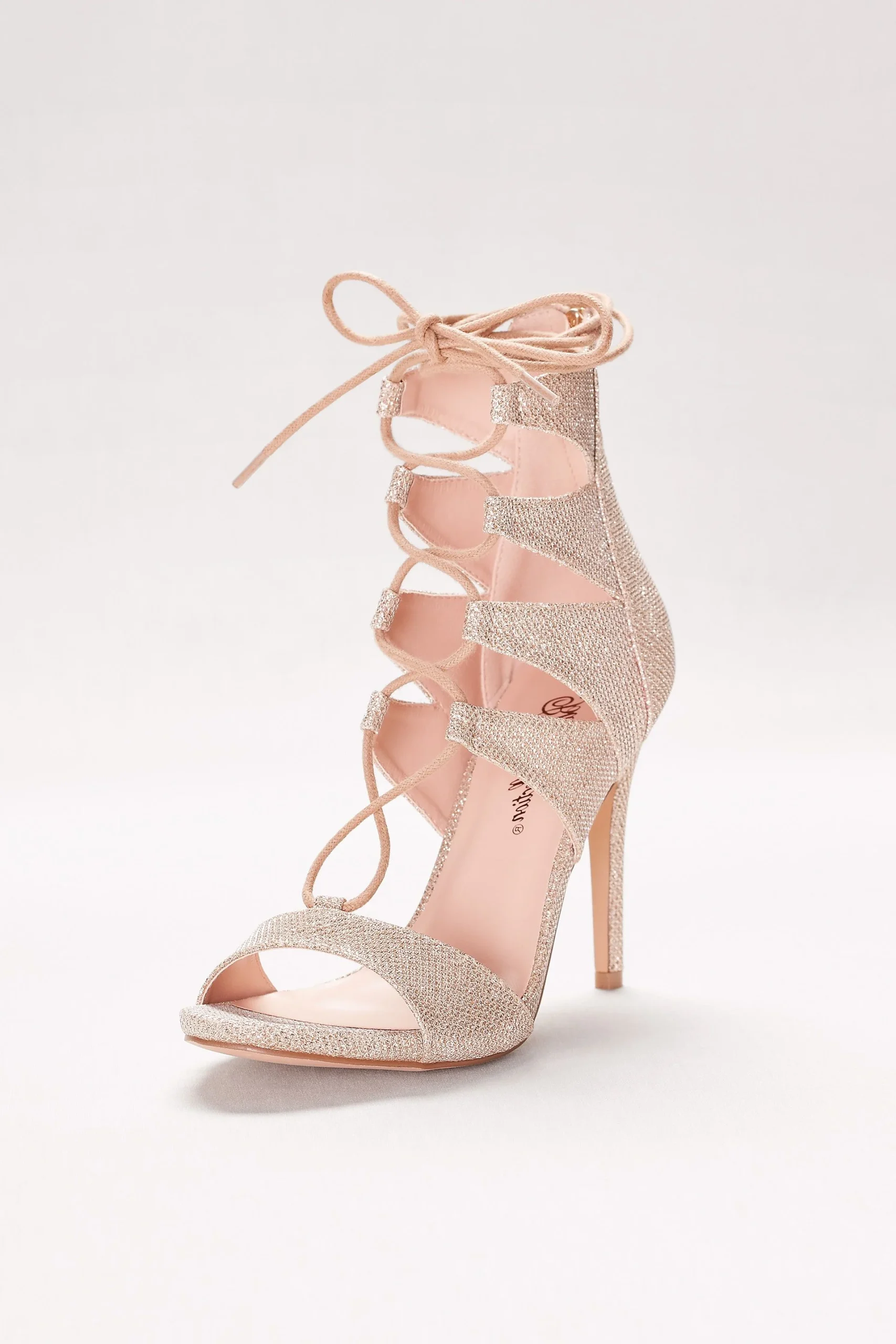 Lace-Up High Heels