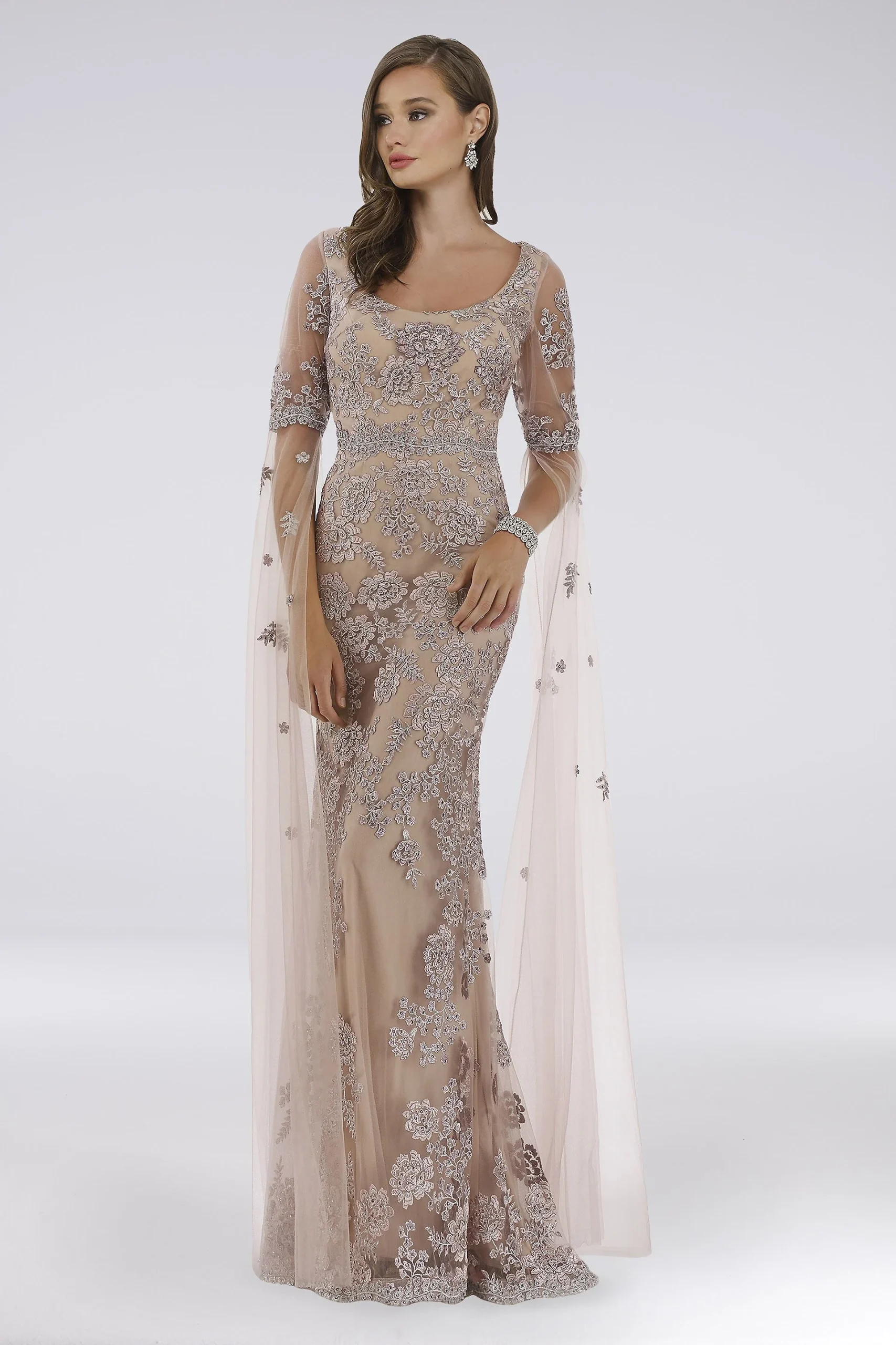 Lara Dorit Floral Lace Sheath Dress