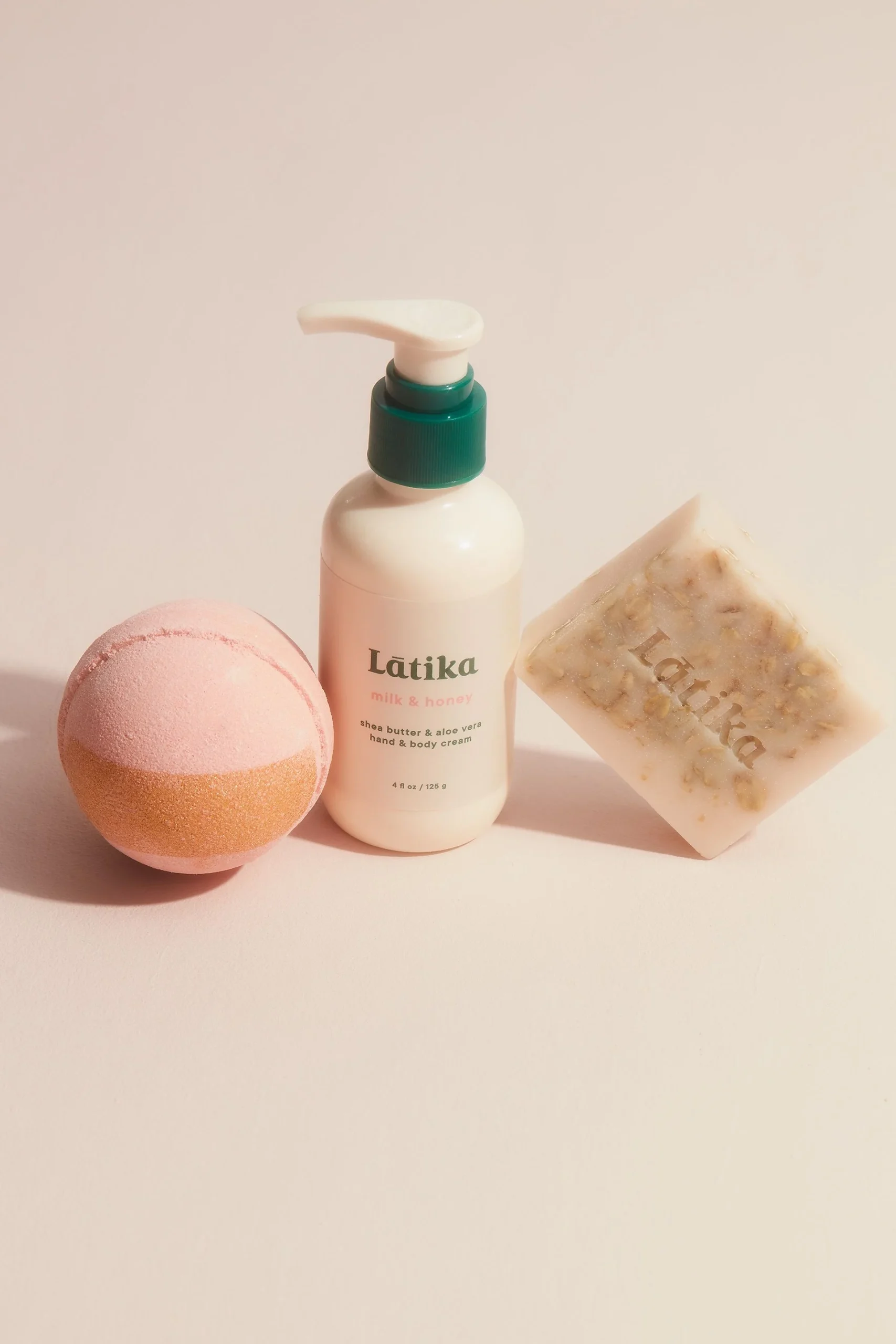 Latika Milk and Honey Bath Set