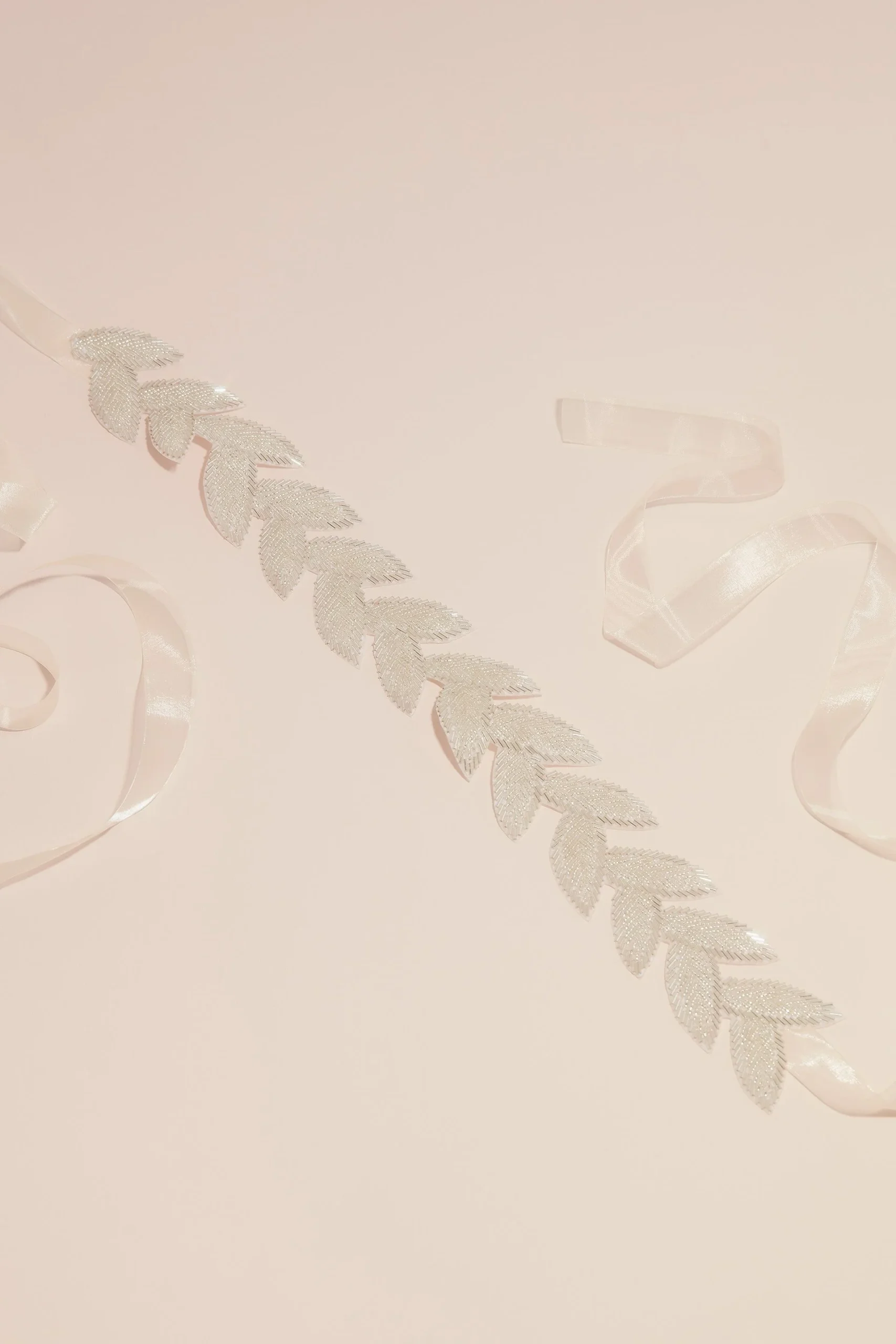 Leaf Chain Rhinestone Sash