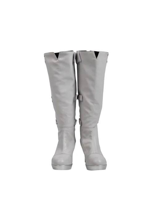 Legends Of Tomorrow White Canary Sara Lance Halloween Cosplay Accessories Gray Boots
