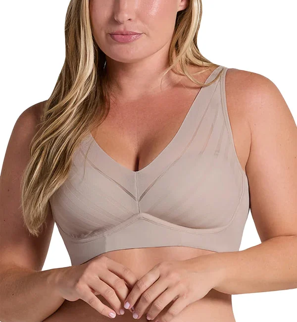 Leonisa Daily Lace Wireless Support Bra (091174) - Nude