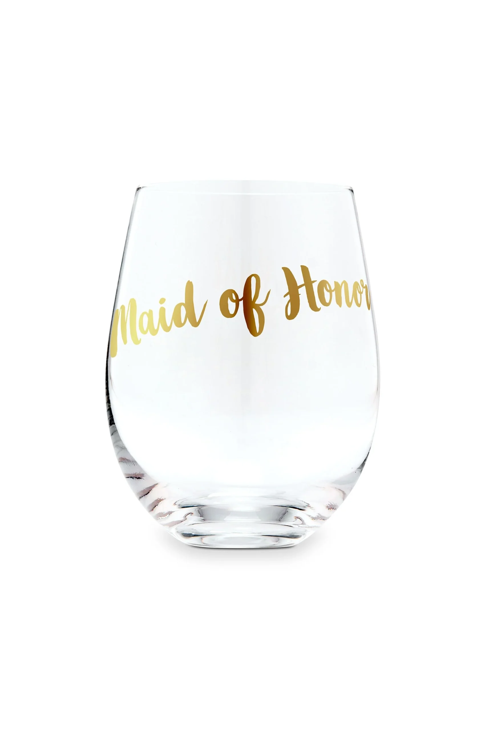 Maid of Honor Stemless Toasting Wine Glass