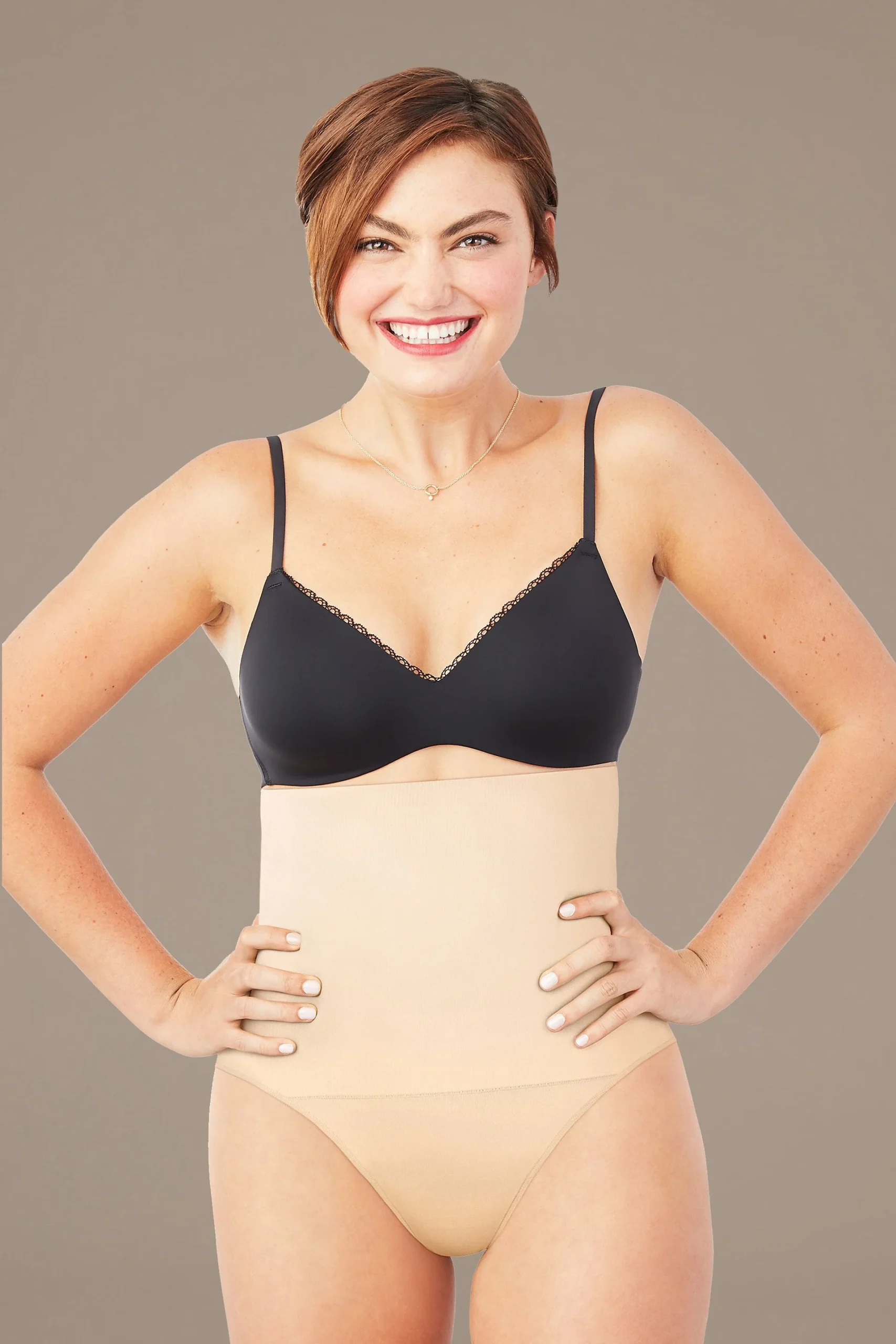 Maidenform Tame Your Tummy High Waist Thong Panty