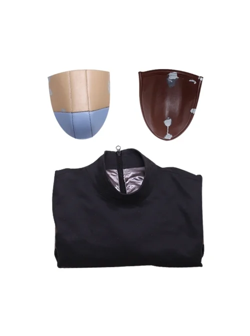 The Mandalorian Halloween Cosplay Costume Black Top And Shoulder Armors