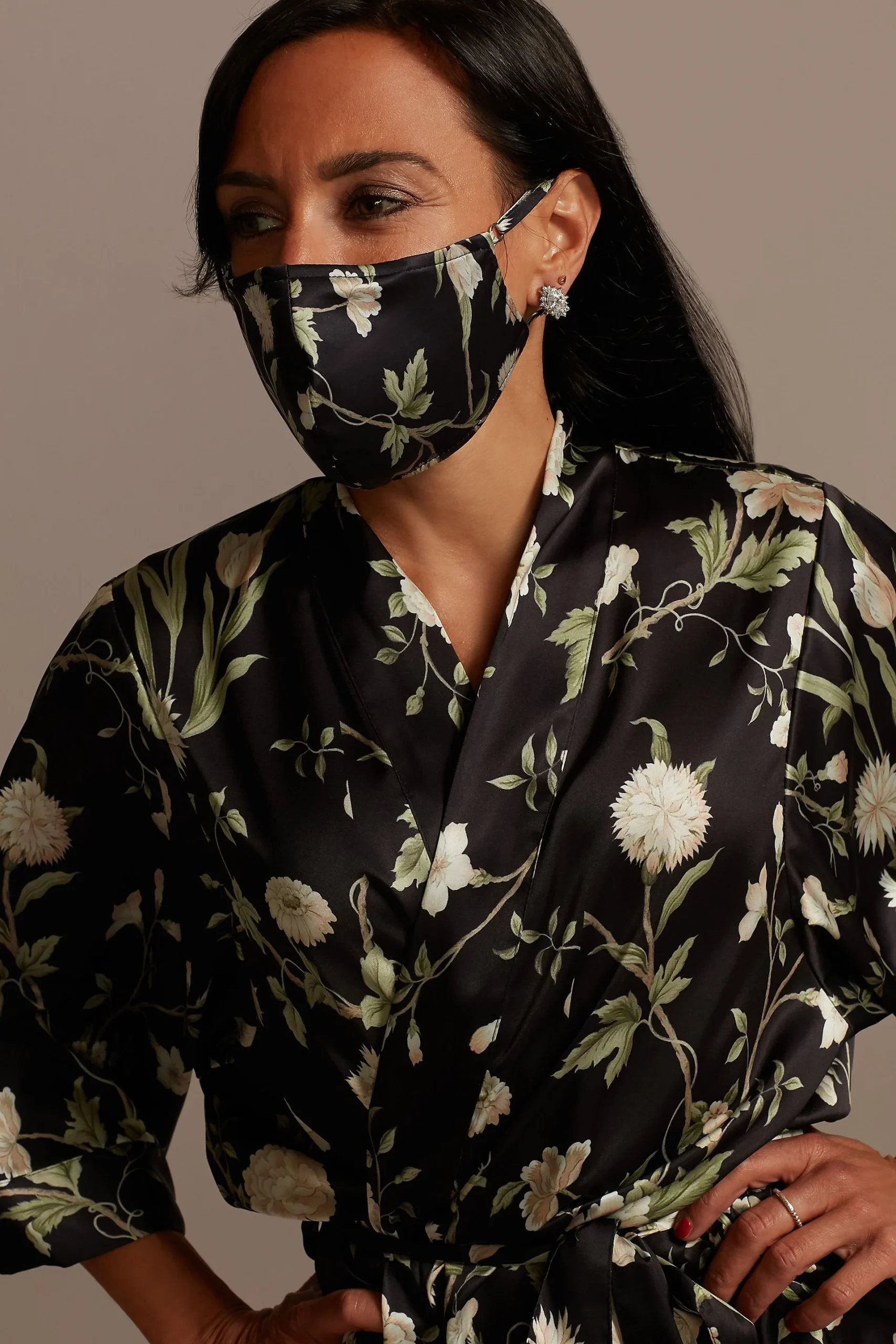 Meadow Flowers Mask with Adjustable Ear Loops