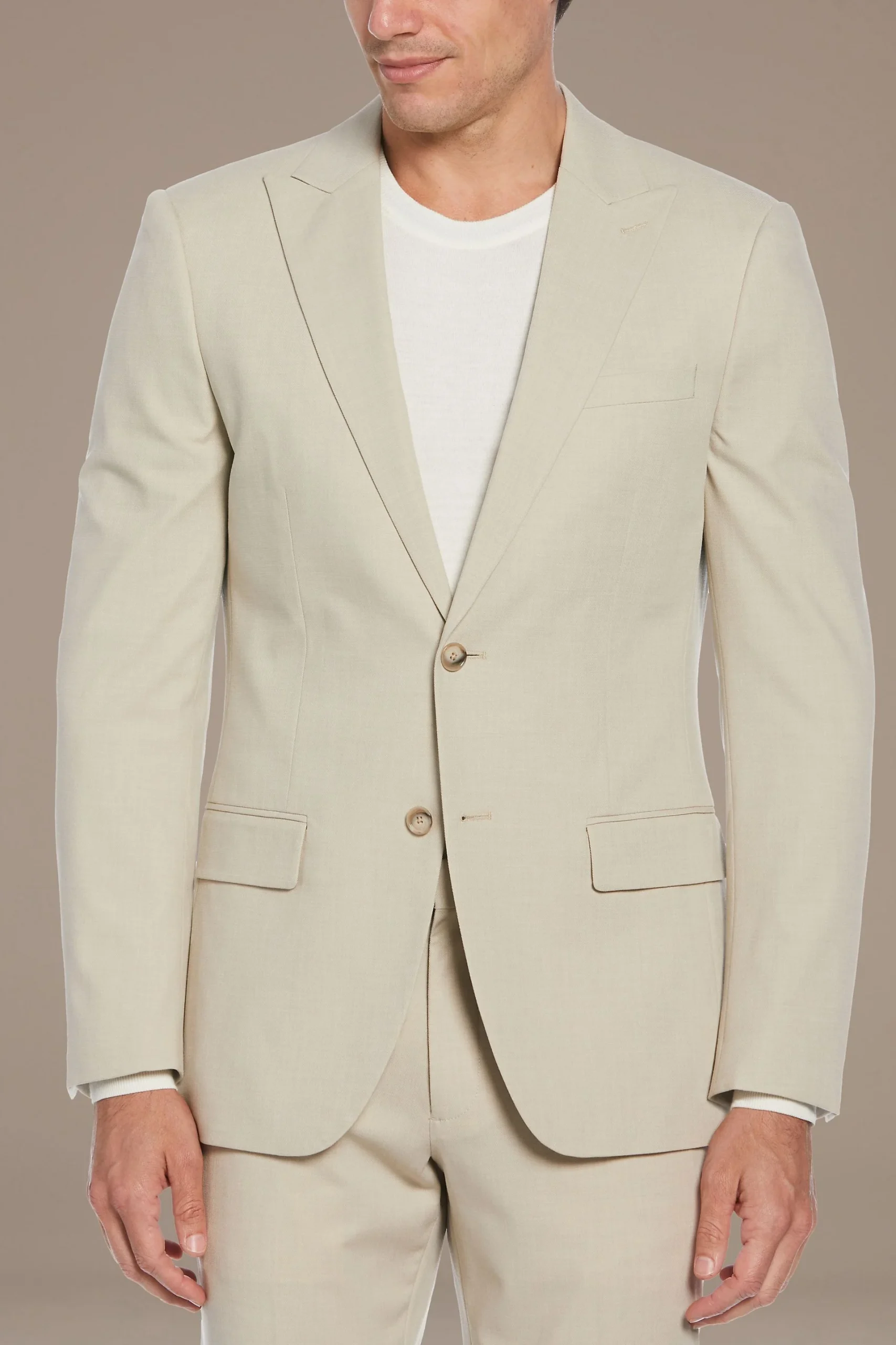Mens Slim Fit Peak Lapel Louis Suit Jacket