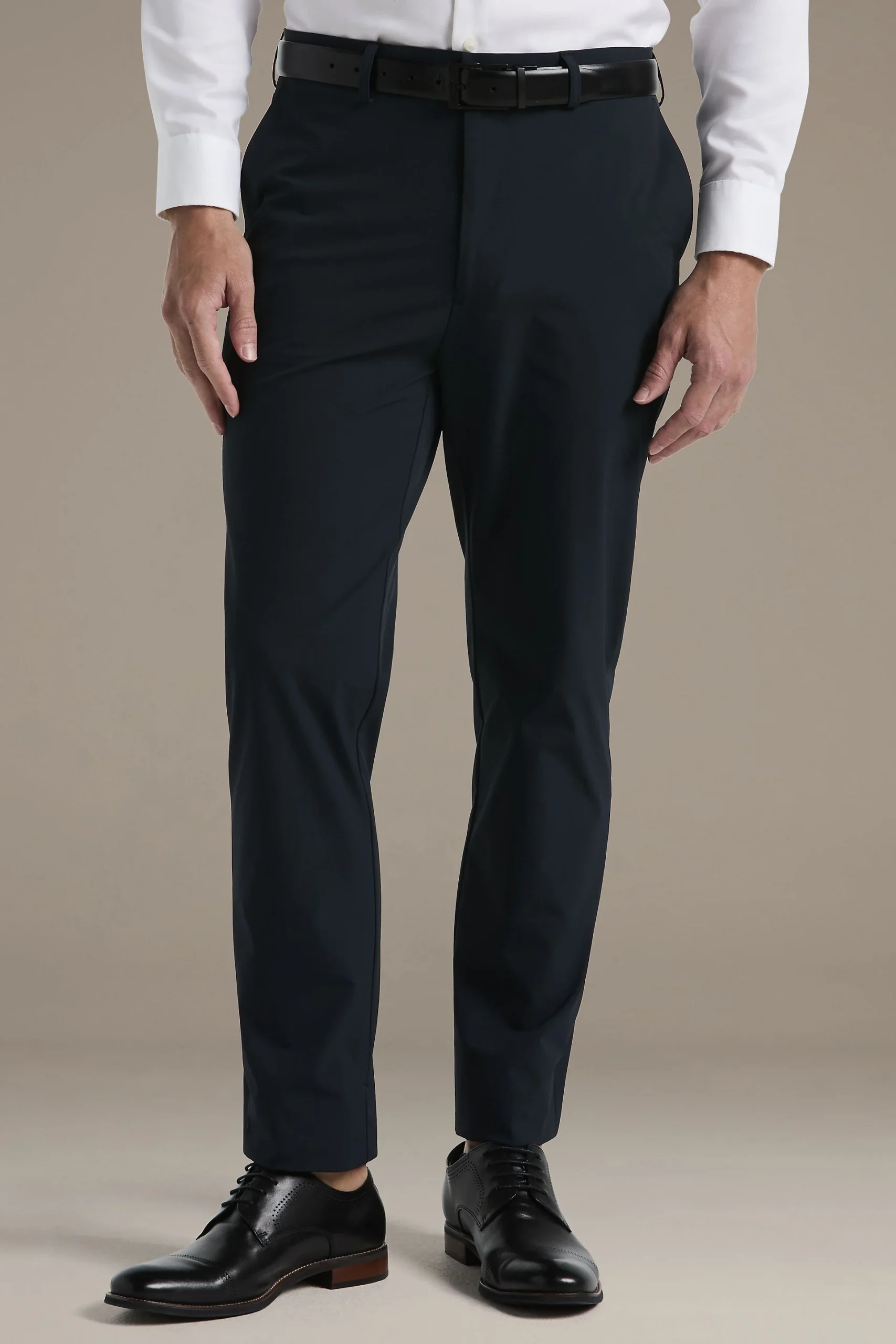 Mens Slim Fit Tech Suit Pants
