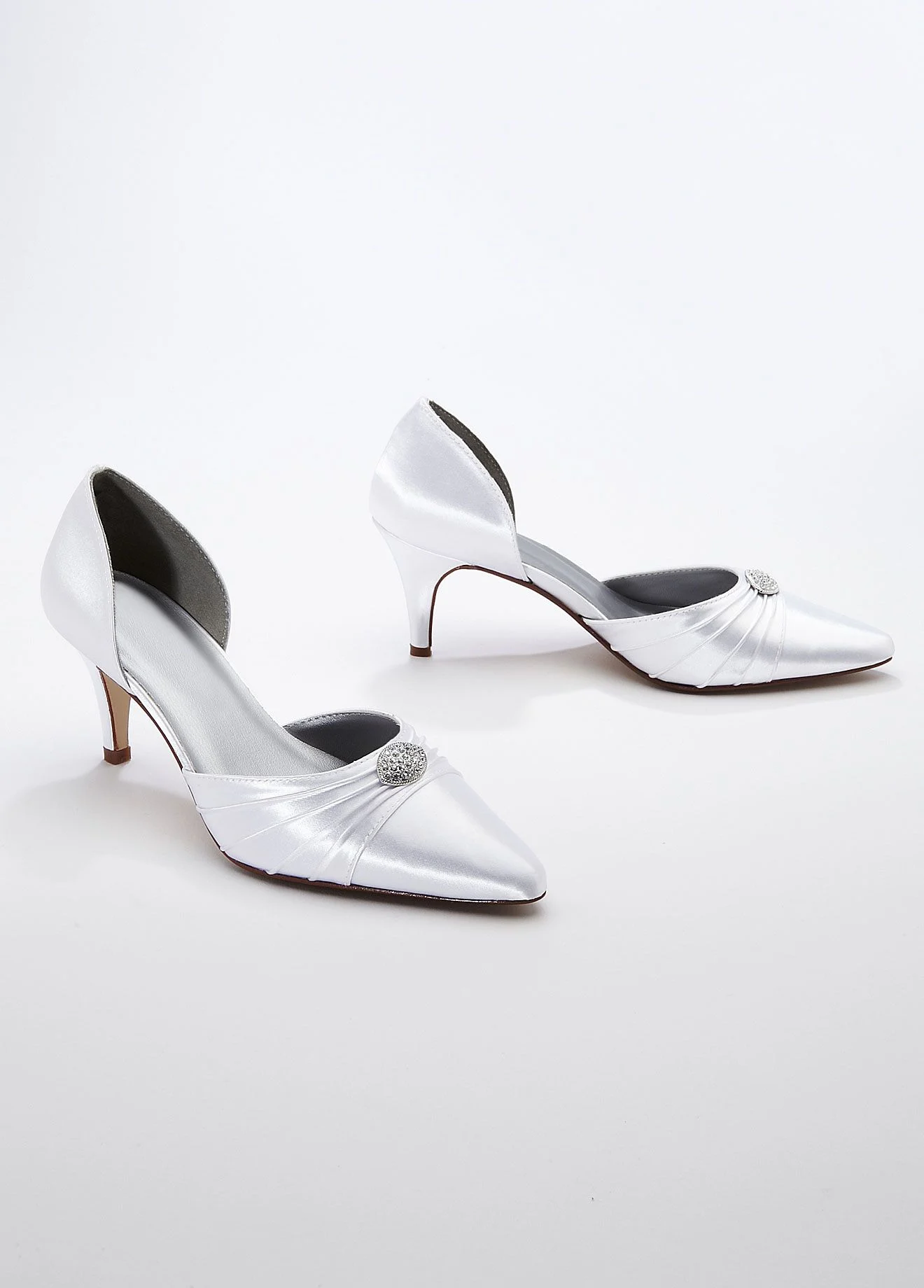 Mid Heel Dyeable Pointy Toe Shoe