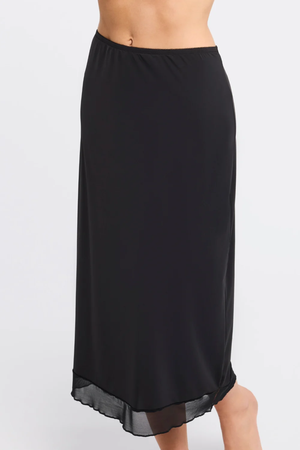 Montelle Long Half Slip, Black (9503)