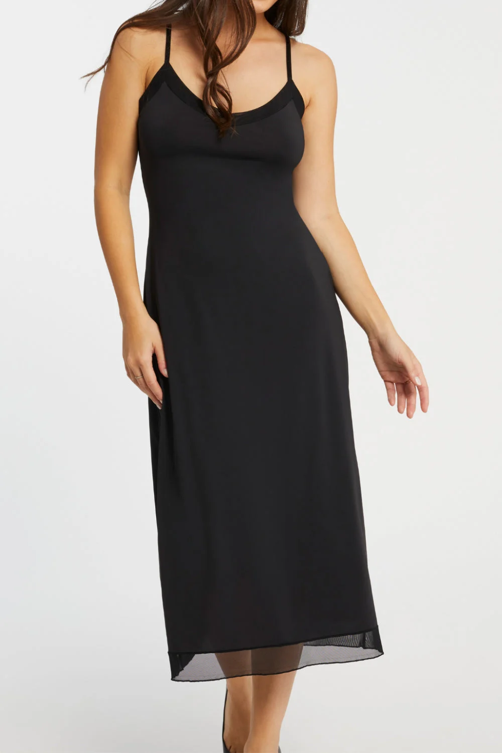 Montelle Maxi Length Slip, Black (9505)