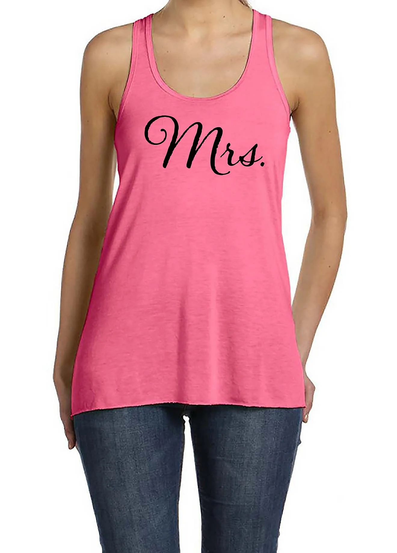 Mrs. Flowy Racerback Tank Top
