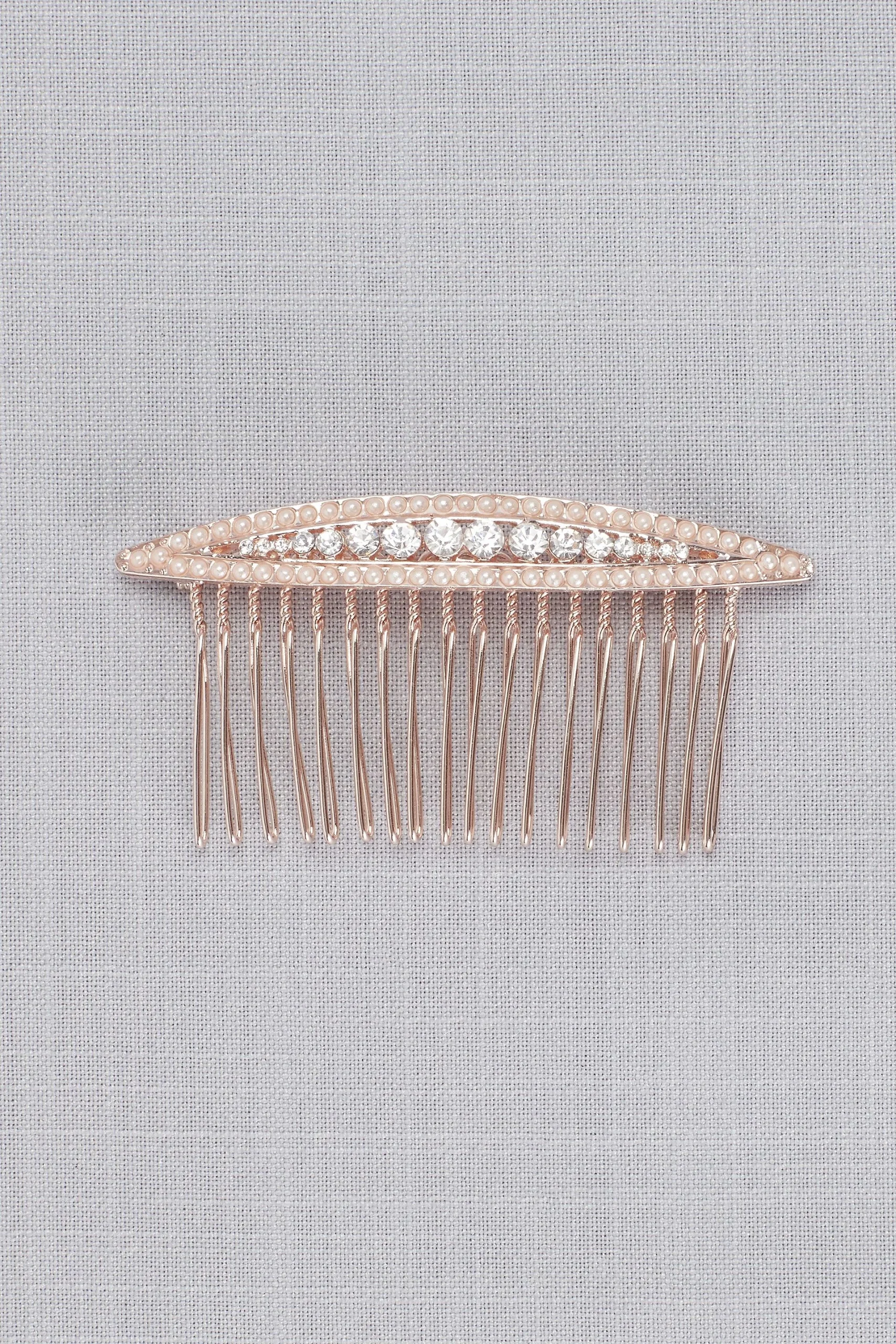Navette Crystal Comb