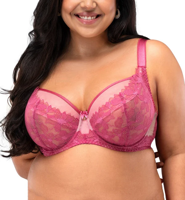 Nessa Lauren Underwire Soft Bra (N550) - Raspberry