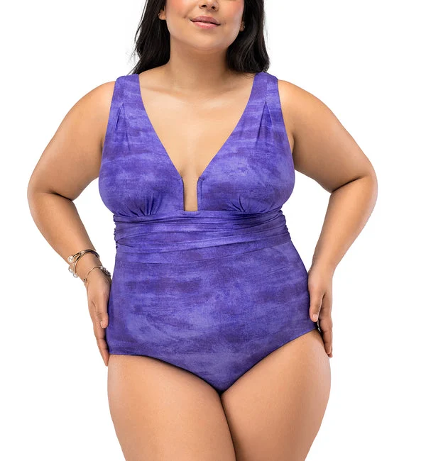 Nessa Milano Plunge Underwire Swimsuit (N543) - Sammos