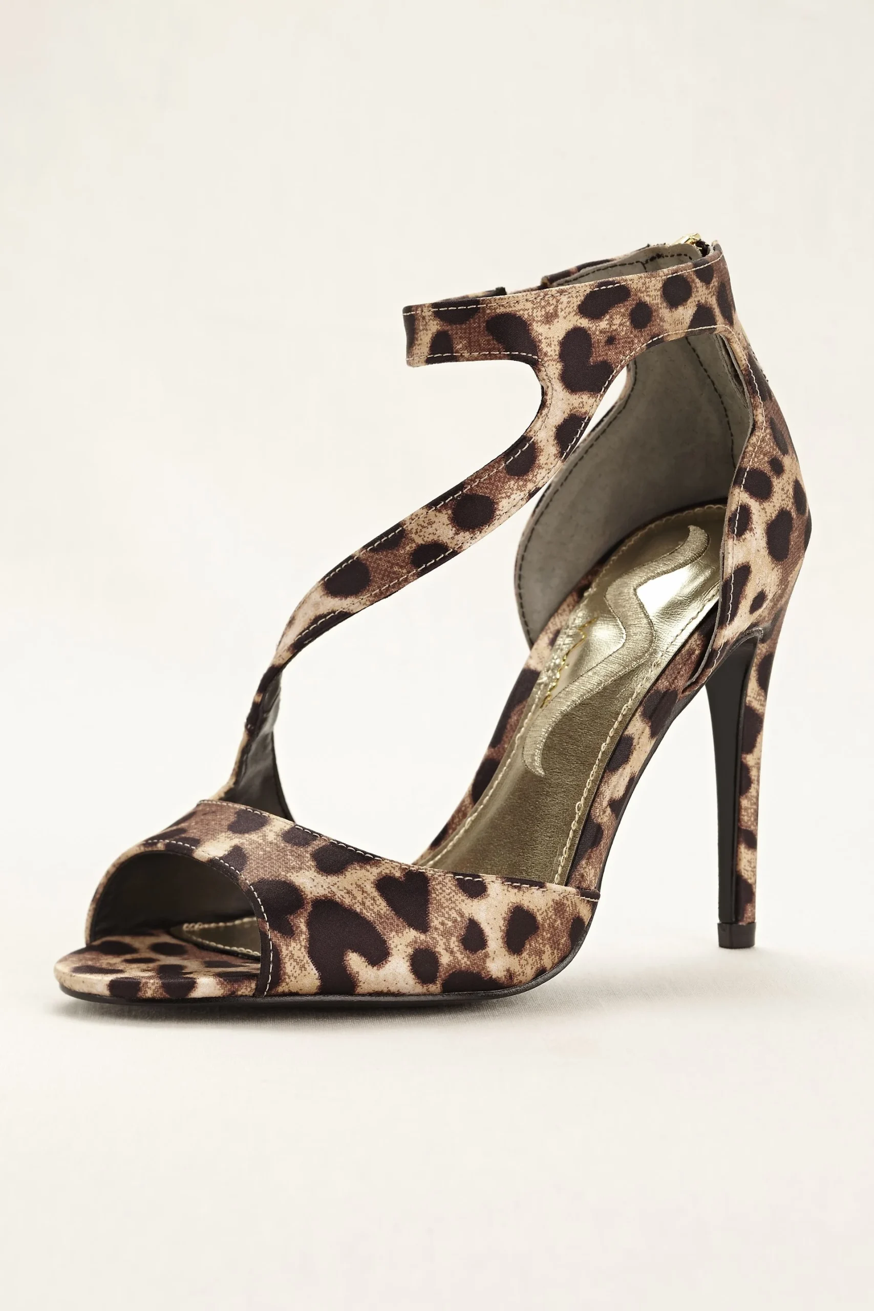 Nina Asymmetrical Ankle Strap Sandals