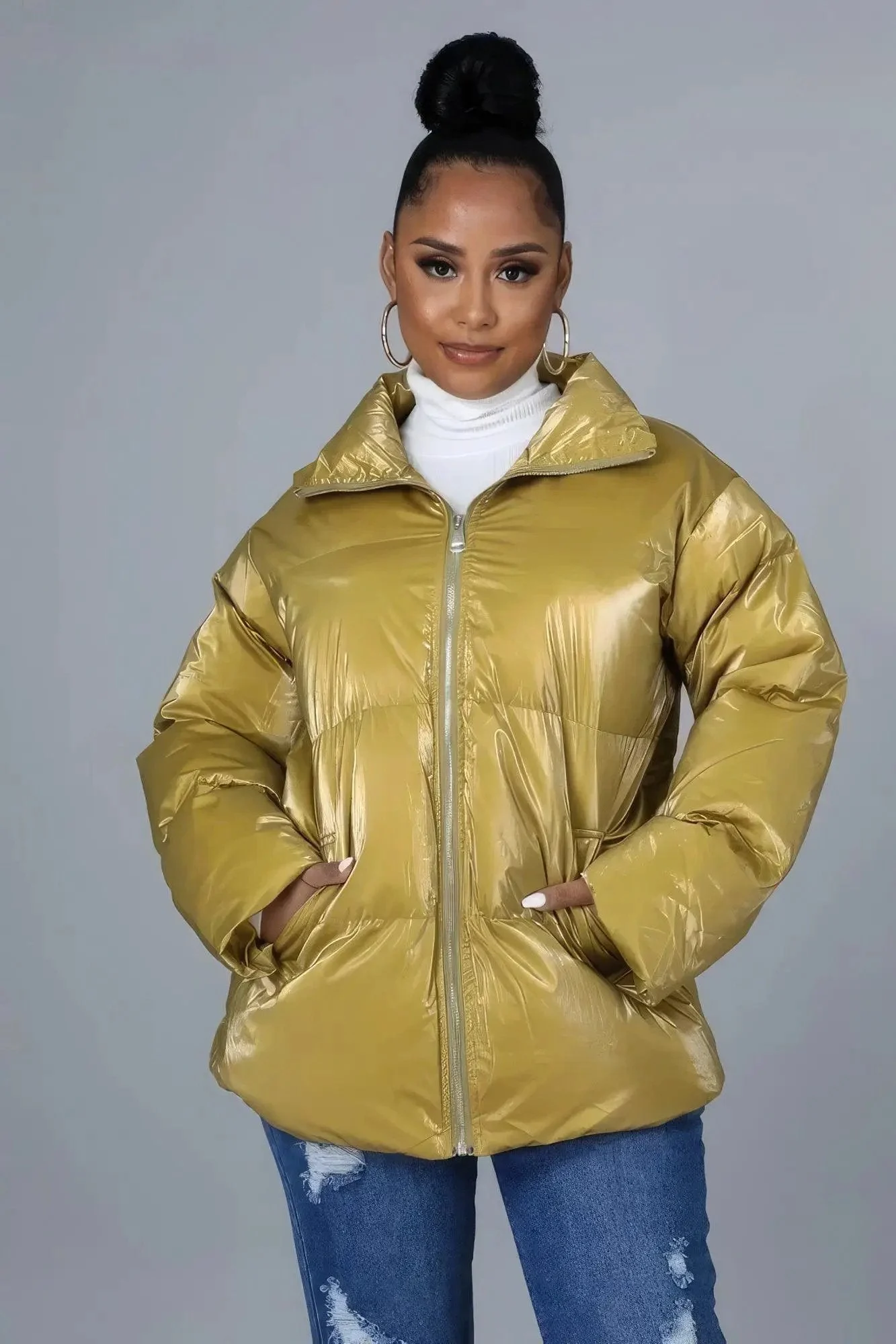 Non-stretch Bomber Jacket