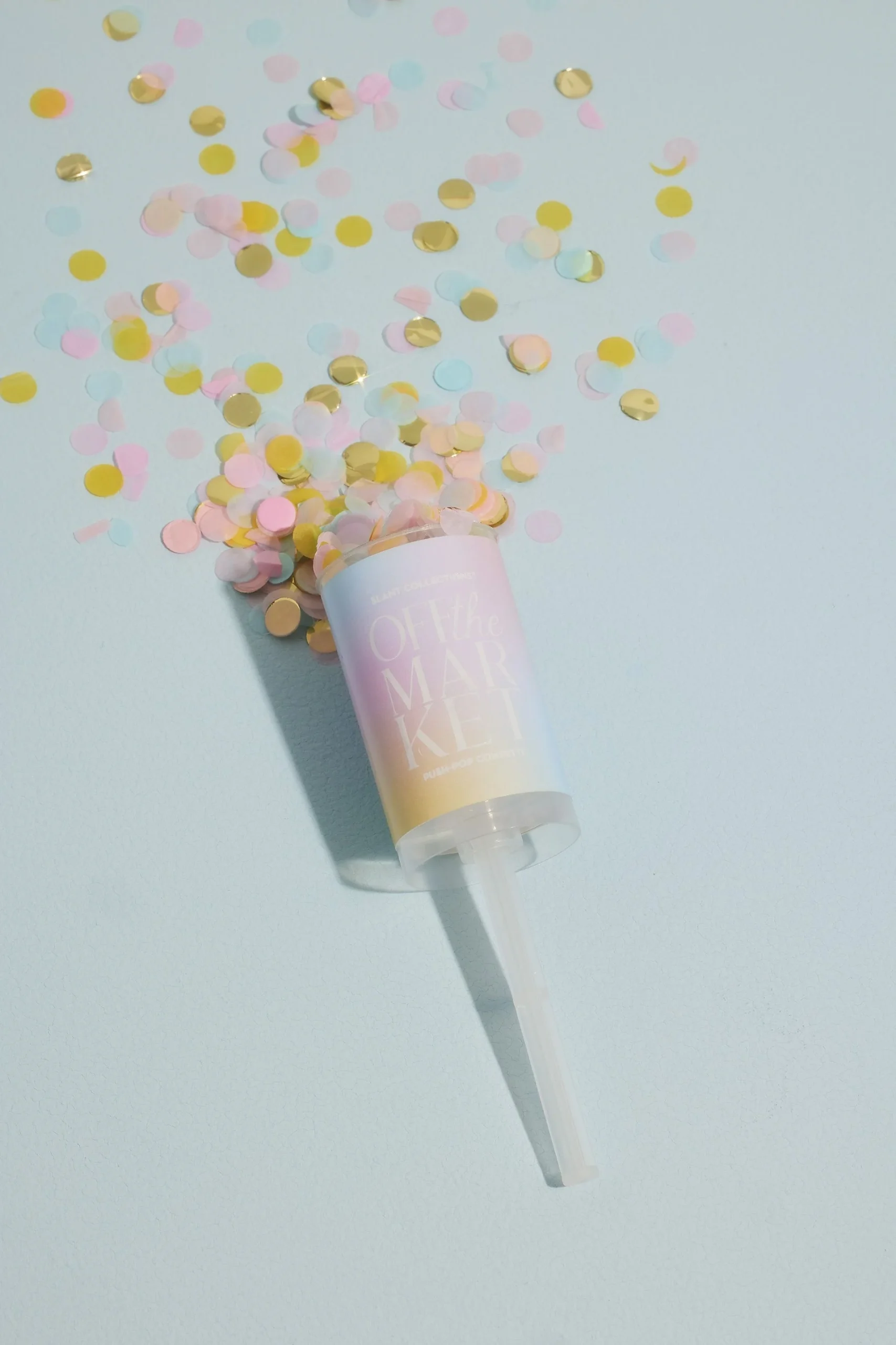 Off the Market Push Up Confetti Popper