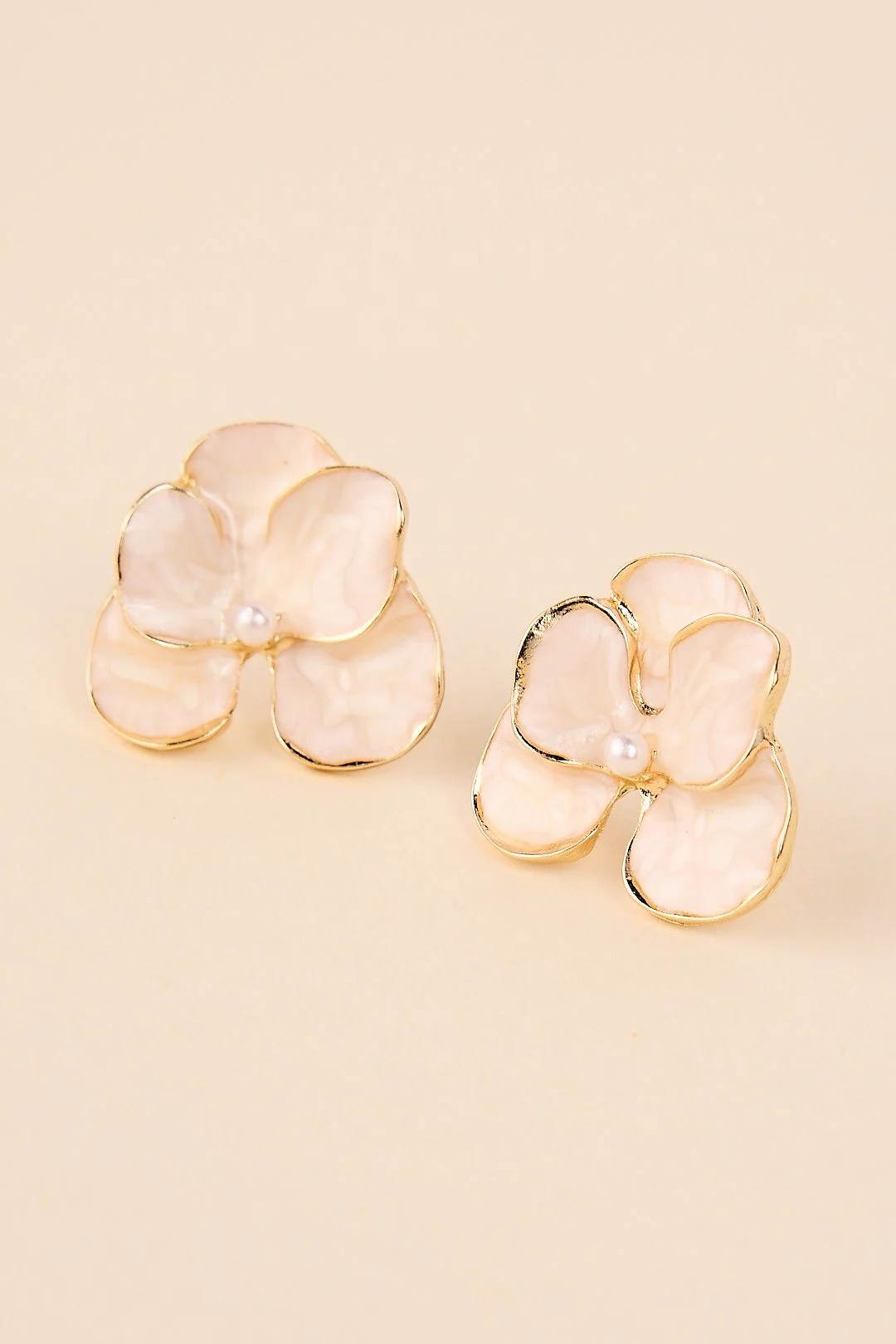 Orchid Flower Earrings