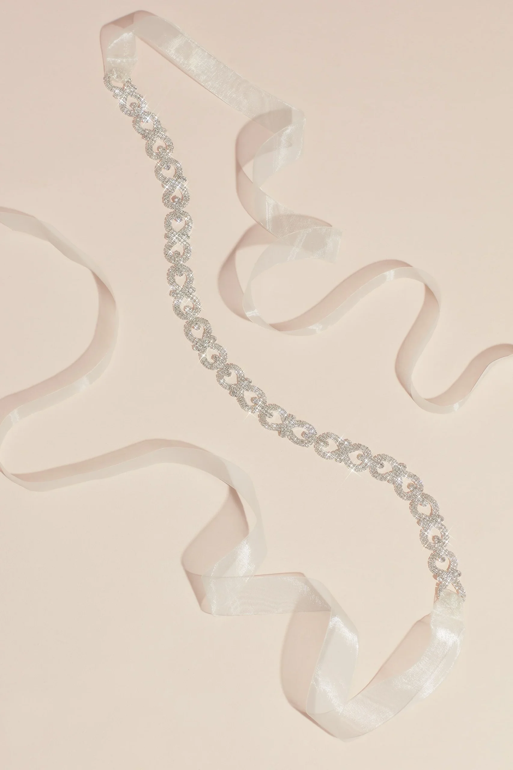 Pave Crystal Infinity Link Sash