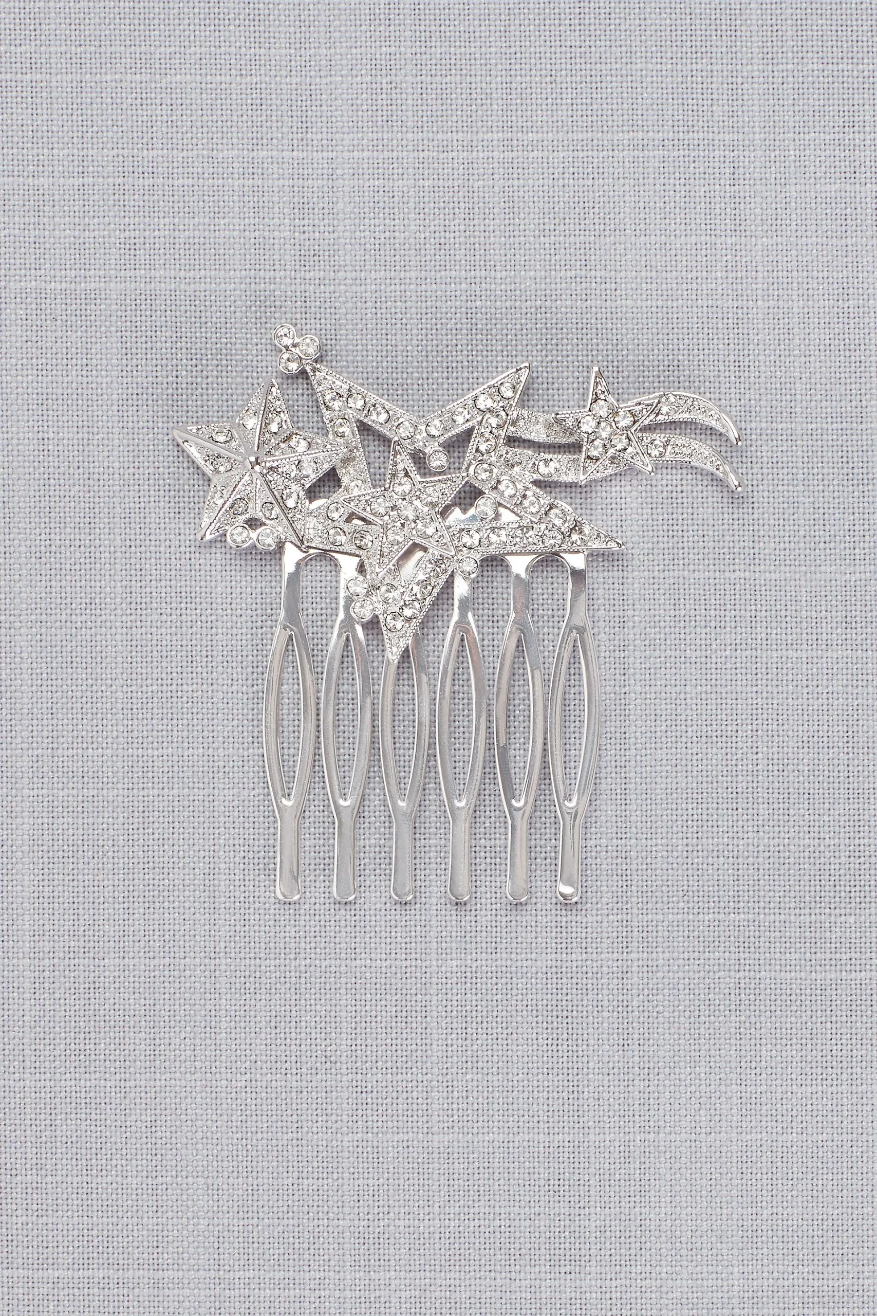 Pave Crystal Shooting Stars Comb