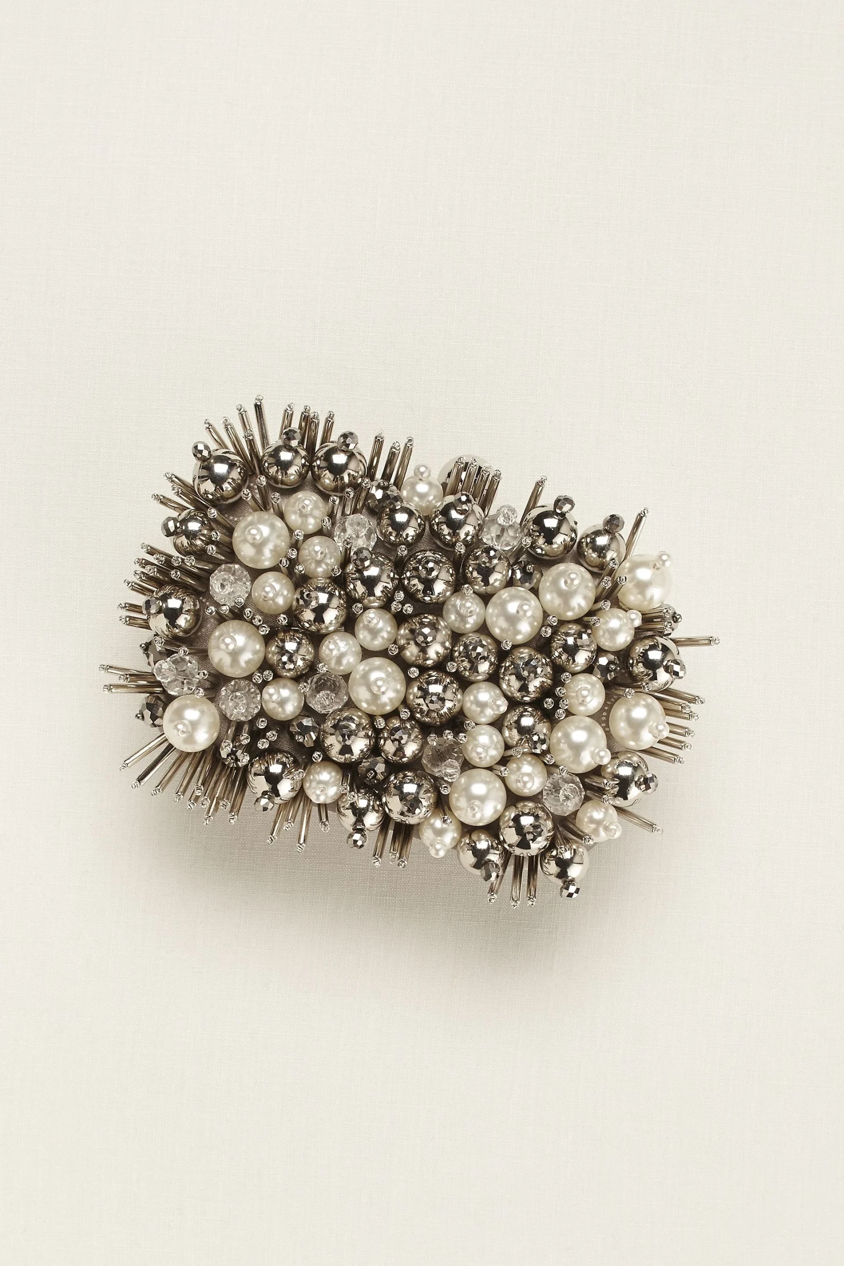 Pearl Bauble and Spike Minaudiere