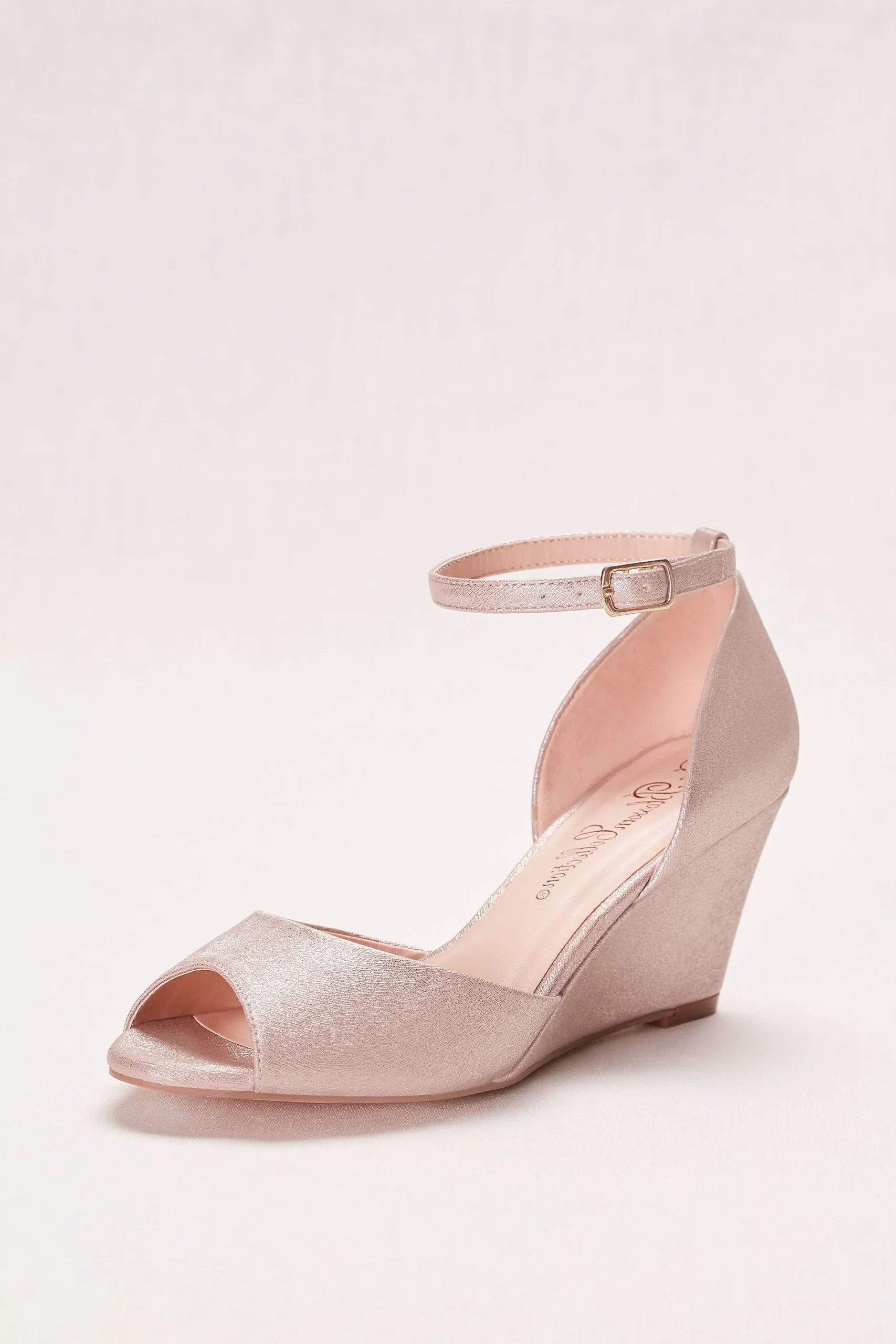 Peep Toe Wedge with Ankle Strap