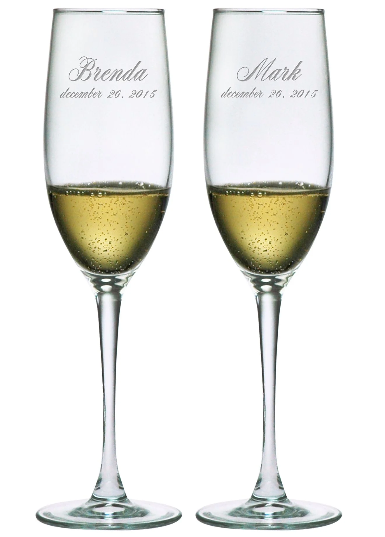 Personalized Connoisseur Toasting Flutes