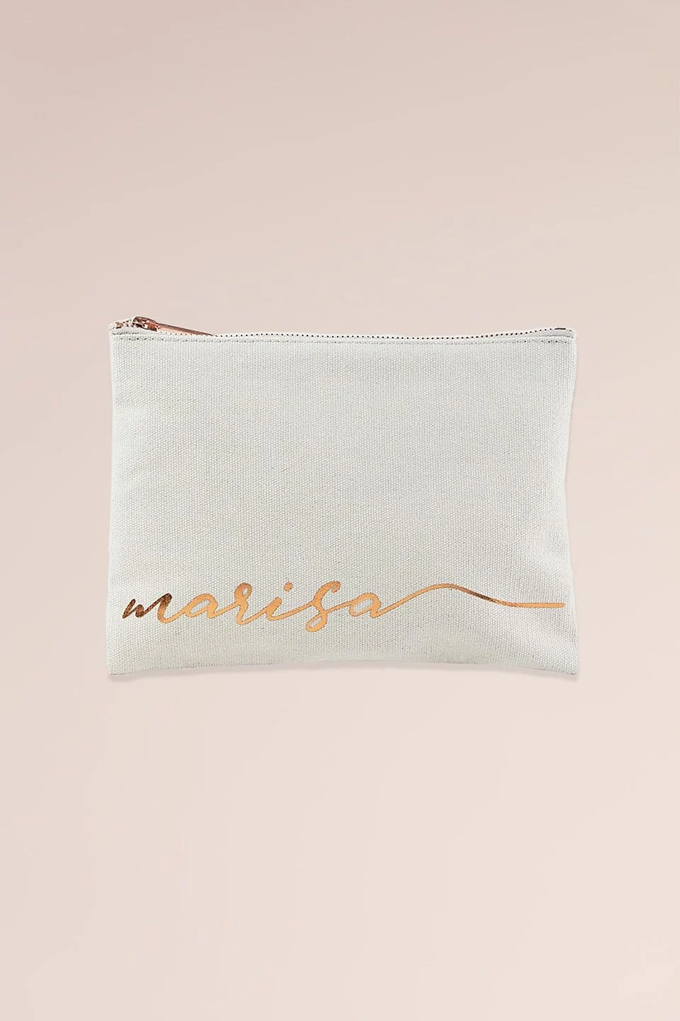 Personalized Cotton Canvas Make Up Bag